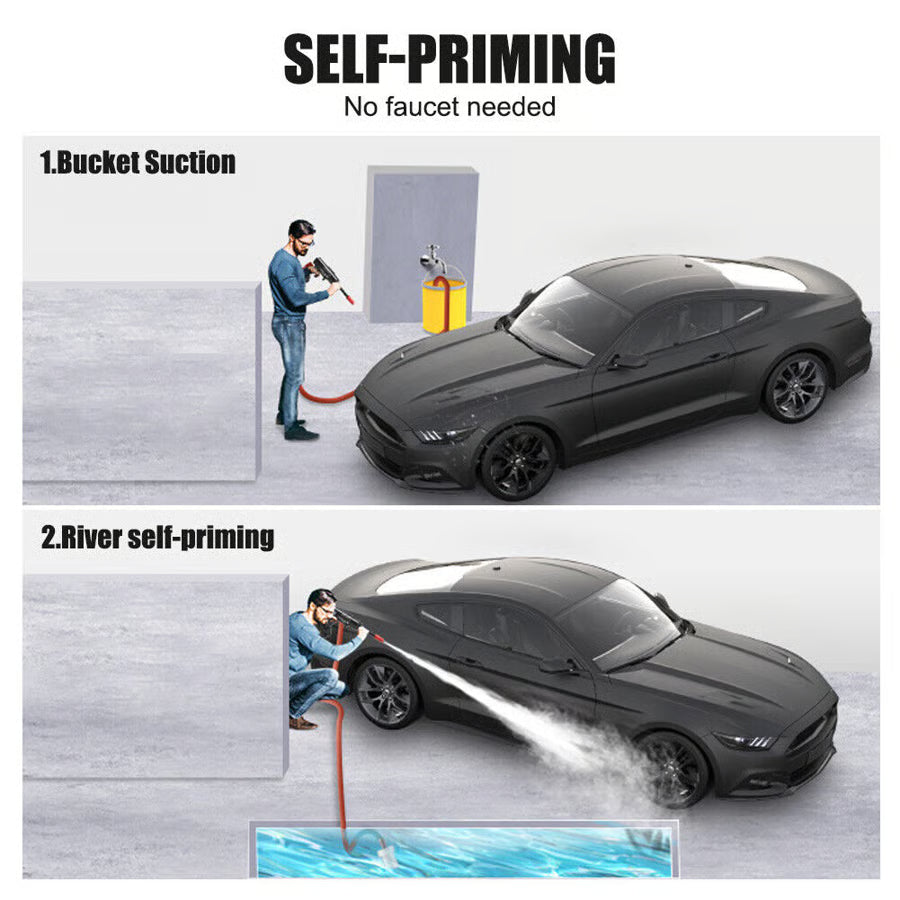 🔥 HOT SALE🔥Cordless Portable High Pressure Spray Water Gun（Without Nozzle Fittings）