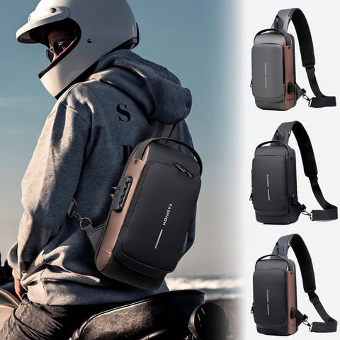 New Carbon Fiber Streamline Anti-Theft Sling Bag 🔥