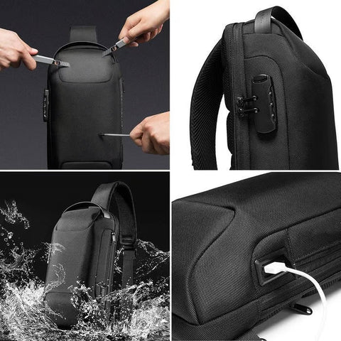 New Carbon Fiber Streamline Anti-Theft Sling Bag 🔥